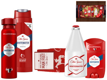 Набір подарунковий Old Spice чол. (Аероз.дез.150мл+Гель д.д.250мл+Лос. п.б.100мл+Тв.дез.50мл+шкарп.)