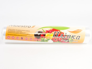 Плёнка пищевая стрейчевая для хранения продуктов "Maestro" 150м