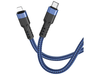 Кабель USB Hoco U110 PD Type-C to Lightning 1.2m Колір Синій