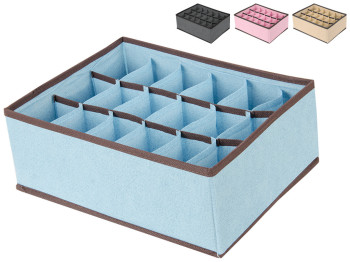 Ящик-органайзер для зберігання білизни 18 відділень 32,5х24х12см