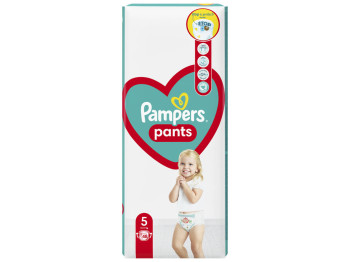 Подгузники-трусики одноразовые для мальчиков и девочек Pampers Pants Размер 5 Junior 12-17кг 48шт
