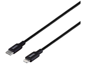 Кабель USB Hoco X14 Double Speed PD 20W Type-C to Lightning Цвет Чёрный, 1м