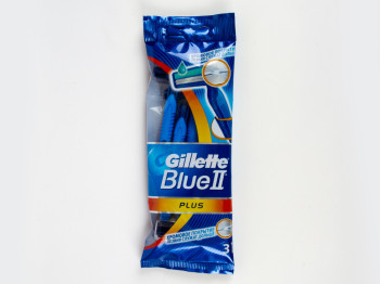 Бритви одноразові Gillette BlueII Plus 3шт