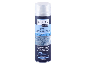 Гель для бритья Cool Men "UltraSensitive" 200мл