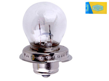 Лампа для мотоциклів Trifa, 6V, 15W, цоколь P26s (00401)