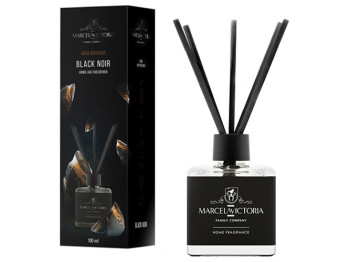 Ароматизатор жидкий для дома/офиса Tasotti Reed diffuser, черный Noir, , 100мл