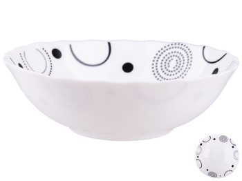 Салатник стеклокерамический Абстракция 15018 17,8см