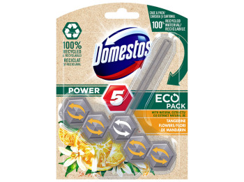Блок для очистки унитаза Domestos Power 5+ Цветы мандарина 55г