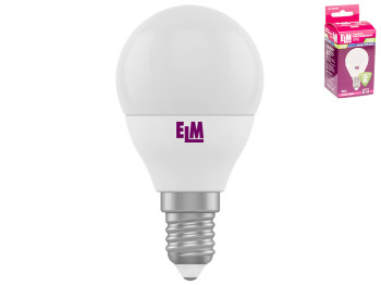 Лампа світлодіодна куля ELM Led 18-0046 G45 5W цоколь-Е14-маленький, холодне біле світло