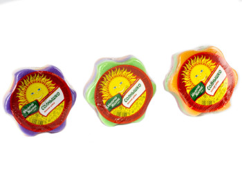 Мочалка банная детская Солнышко Мелочи Жизни 9x11x4см