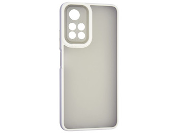 Чохол Gingle White Series with frame для Xiaomi Poco M4 Pro 5G Колір Lilac