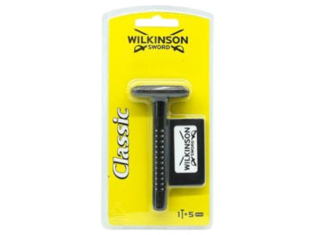 Бритва Wilkinson Sword Classic мужская, с 5 лезвиями, тефлон, 19x3x9,4см