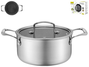 Каструля з кришкою професійна Maestro антипригарне покриття ILAG Premium 3,1л d20см