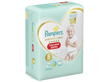 Подгузники-трусики одн. для мальч. и девочек Pampers PremiumCare Pants Размер 5 Junior 12-17кг 20шт