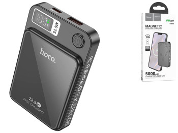 Power Bank Hoco DB40 River magnetic Wireless charging 5000mAh Цвет Черный
