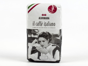 Кофе натуральный в зернах Alvorada "Il Caffe Italiano" 500гр в брикете, Австрия.