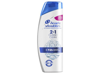 Шампунь и бальзам против перхоти Head&Shoulders 2в1 Основной уход 360мл