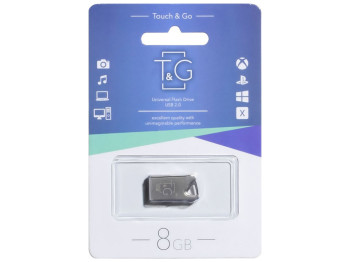 USB флеш-накопичувач T&G 8gb Metal 109, Сталевий
