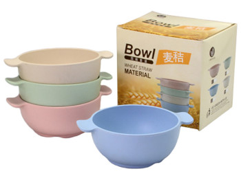 Супницы из пшеничной шелухи Эко 15,5х11,5х5,5см (цена за набор 4шт)