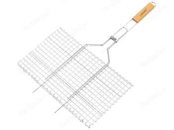Решітка-гриль Maestro антипригарне покриття, зручна ручка 26x45см