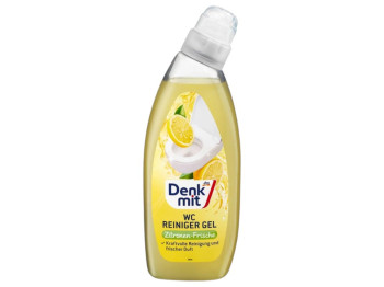Гель для чистки унитаза Denkmit WC Reiniger Gel Lemon Freshness, с ароматом лимона, 750мл