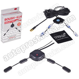 Антенна активная телевизионная "BOUSH-614 DVB-T/T2 (ДМВ) внутрисалонная, HDR, разъем SMA