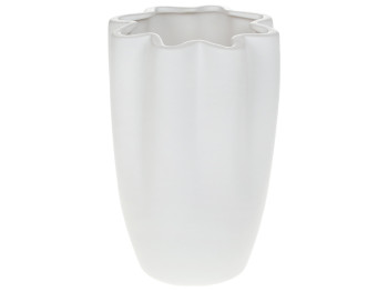 Ваза Фиори, 16,5см, цвет - белый матовый