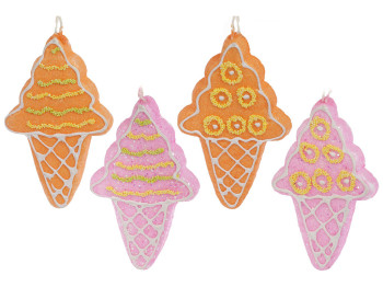 Ялинкова прикраса Морозиво 15см, 4 дизайни