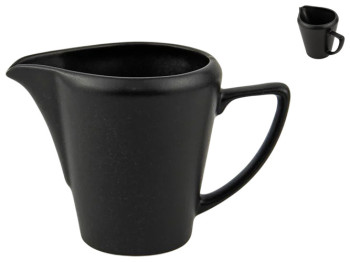 Молочник с ручкой Porland Black, 150мл