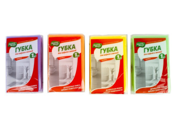 Губка для чистки ванной и кафеля Мелочи Жизни 15x10x4см