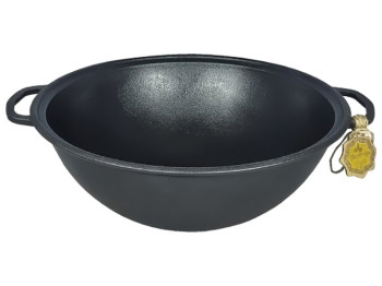 Казан узбекский чугунный WOK 12л