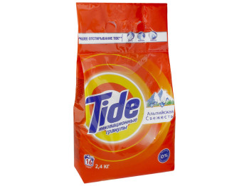 Пральний порошок автомат TIDE Альпійська свіжість 2,4кг