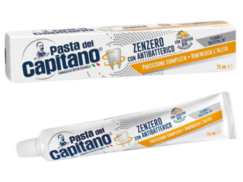 Зубна паста Pasta Del Capitano Dentifricio Zenzero Комплексний захист і свіжість дихання 75мл
