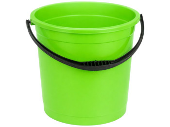 Ведро R plastic салатовое, без крышки, 10л, 01003