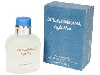 Туалетна вода (ліц.) чоловіча Dolce Gabbana "Light blue Pour Homme" Eau De Toilette 125мл 079097