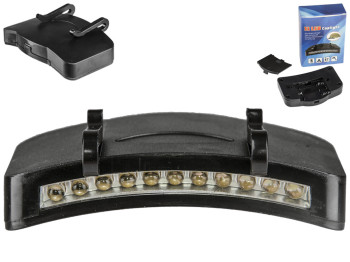 Фонарик на кепку 9,2х7х3см 11 ламп