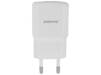 Мережевий зарядний пристрій Borofone BA48A Type-C 2.1A Колір Бiлий
