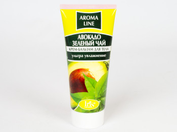 Крем-бальзам для тіла Iris "Авокадо і зелений чай" серія "Aroma Line", туба, 180гр
