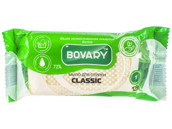 Мыло хозяйственное твердое белое BOVARY Classic 72% 125г