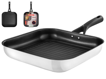 Сковорода Pyrex Expert Touch Grill, 28см, без крышки, 3426470275194