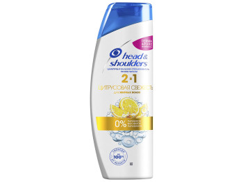 Шампунь и бальзам-ополаскиватель Head&Shoulders 2в1 Цитрусовая свежесть против перхоти 400мл