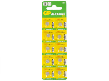 Батарейка алкалінова GP Alkaline cell 192, V3GA, LR41 1.5V (ціна за лист 10шт) 4891199015533