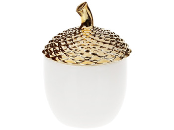 Банка фарфоровая Bonadi "Желудь" 300 мл