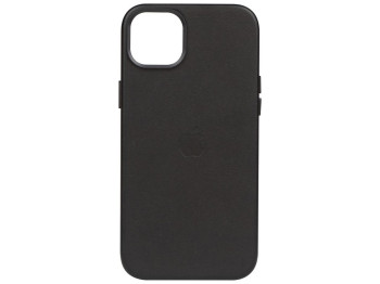 Чехол Leather Case для iPhone 14 Цвет Midnight