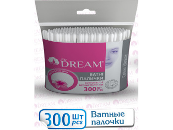 Ватные палочки (пластик) Аir Dream 300шт (в пакете)