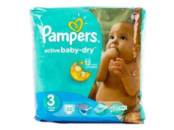Подгузники Pampers "Active Baby-Dry Midi" (4-9 кг) 22шт