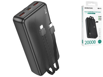 Универсальная мобильная батарея Power Bank Borofone BJ57A Graceful, 20000mAh, цвет черный