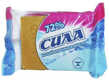 Мыло хозяйственное твердое Sila 72%, 100г