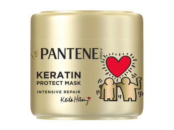 Маска для волосся Pantene Pro-V Keith Haring Інтенсивне відновлення з кератином, 300мл