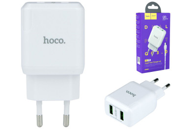 Мережевий Зарядний Пристрій Hoco N6 QC3.0 18W Type-C, Колір Бiлий